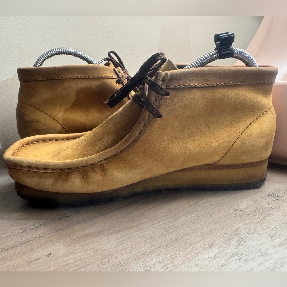 Clarks Men's Chukka Boots Suede Leather, Brown, Size 9.5 - Picture 6 of 9